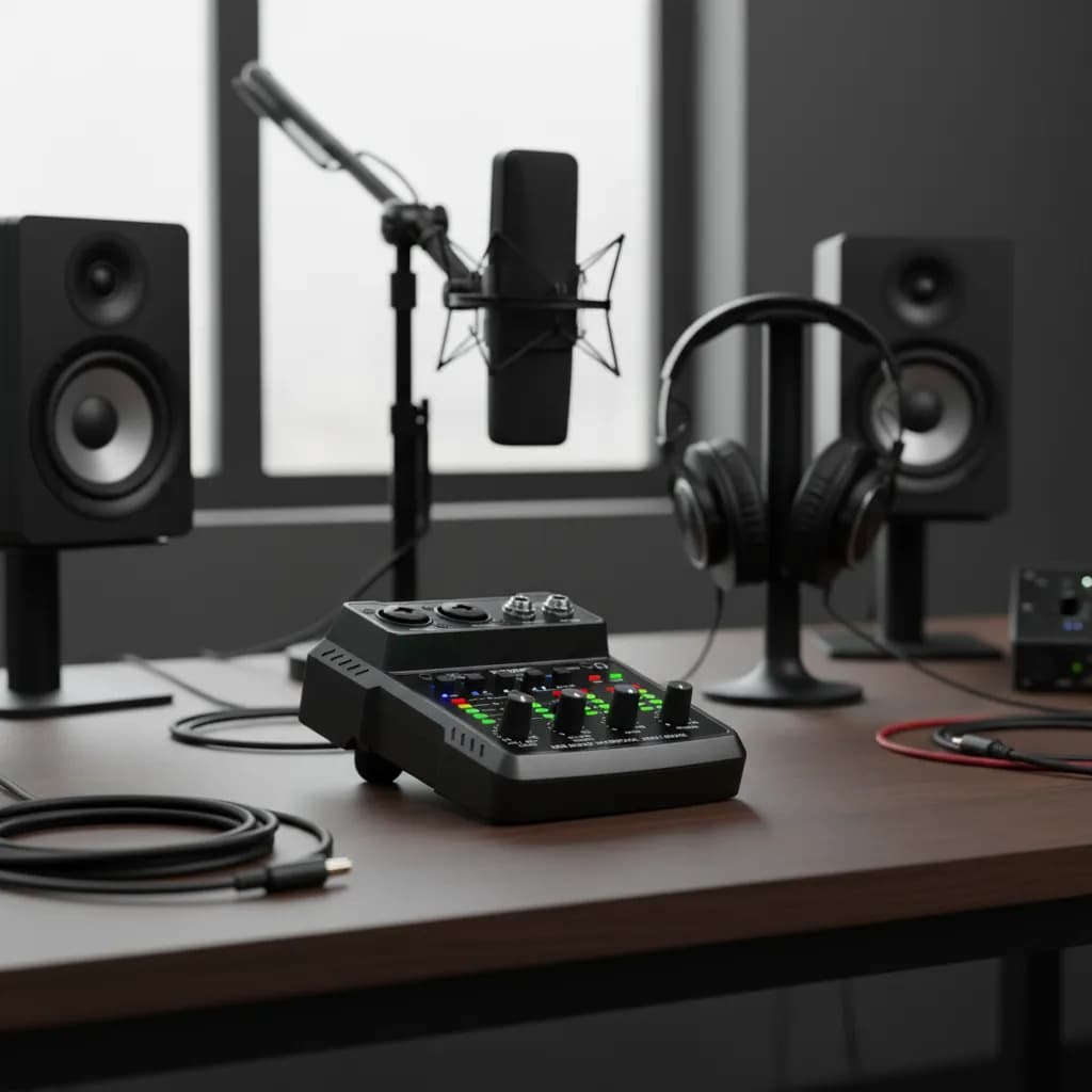 Interface De Áudio Usb Bomge Instrumentos De Gravação Preto 5v - 3