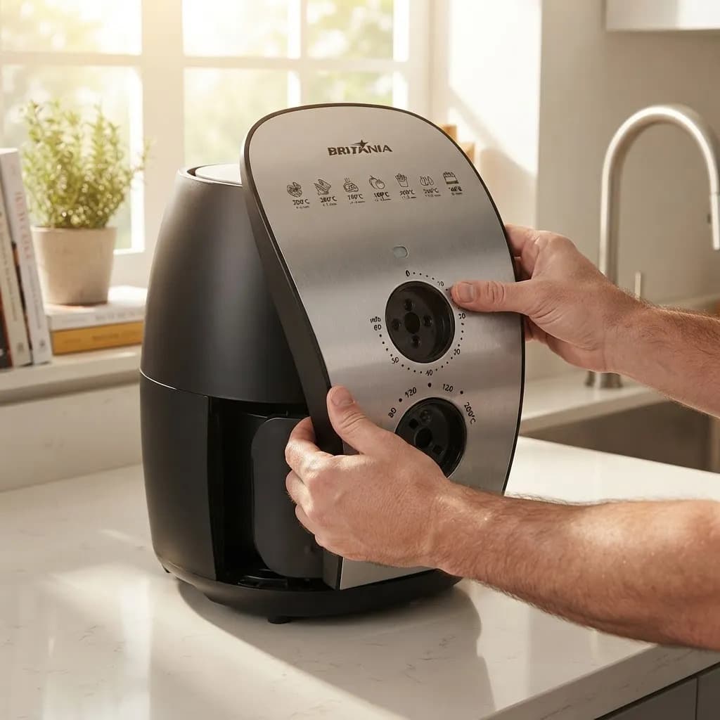 Painel Frontal Air Fryer Britania Bfr51 Peça Original - 4