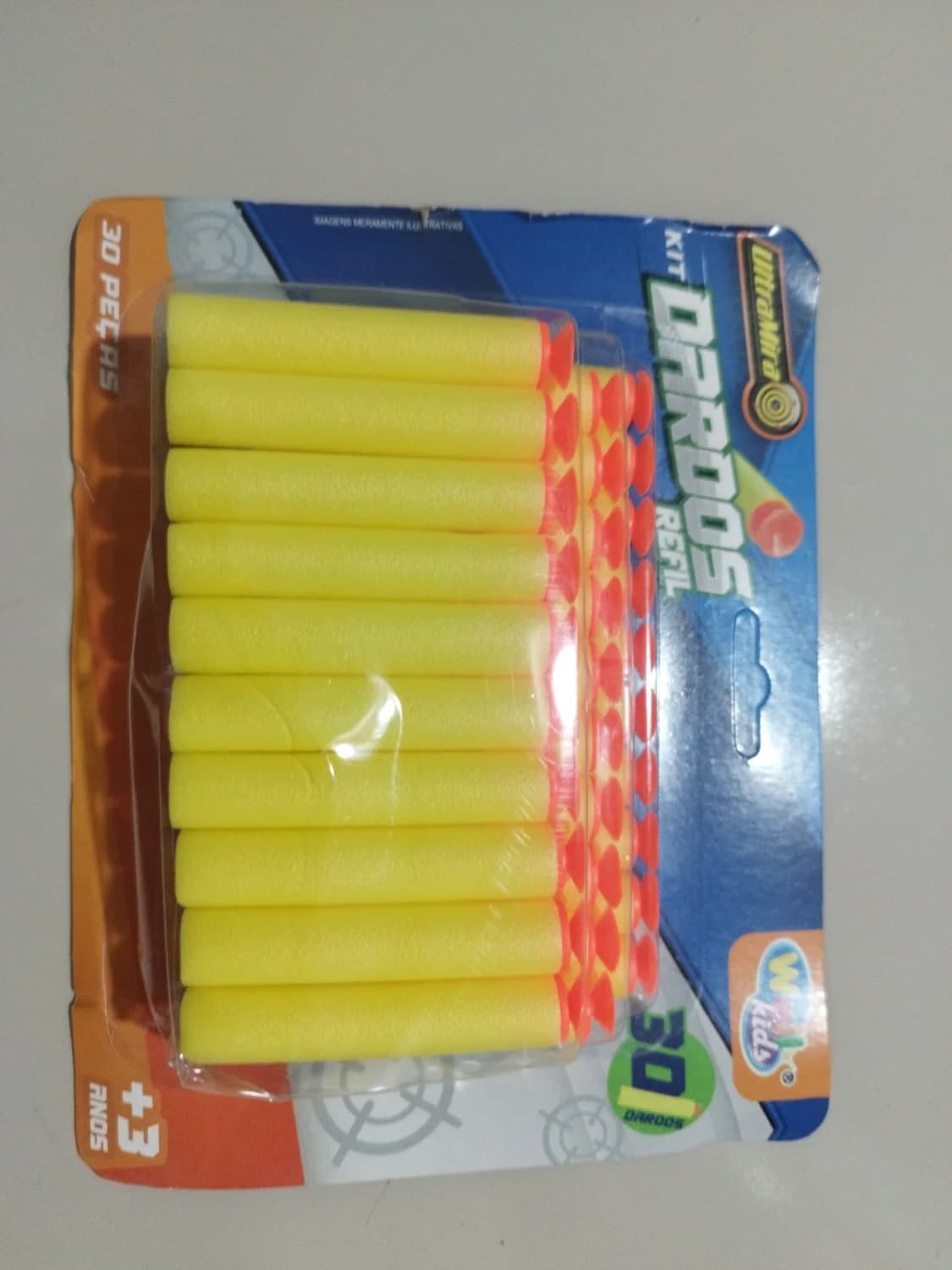 Kit Dardos Refil Com 30 Peças Da Well Kids - 1