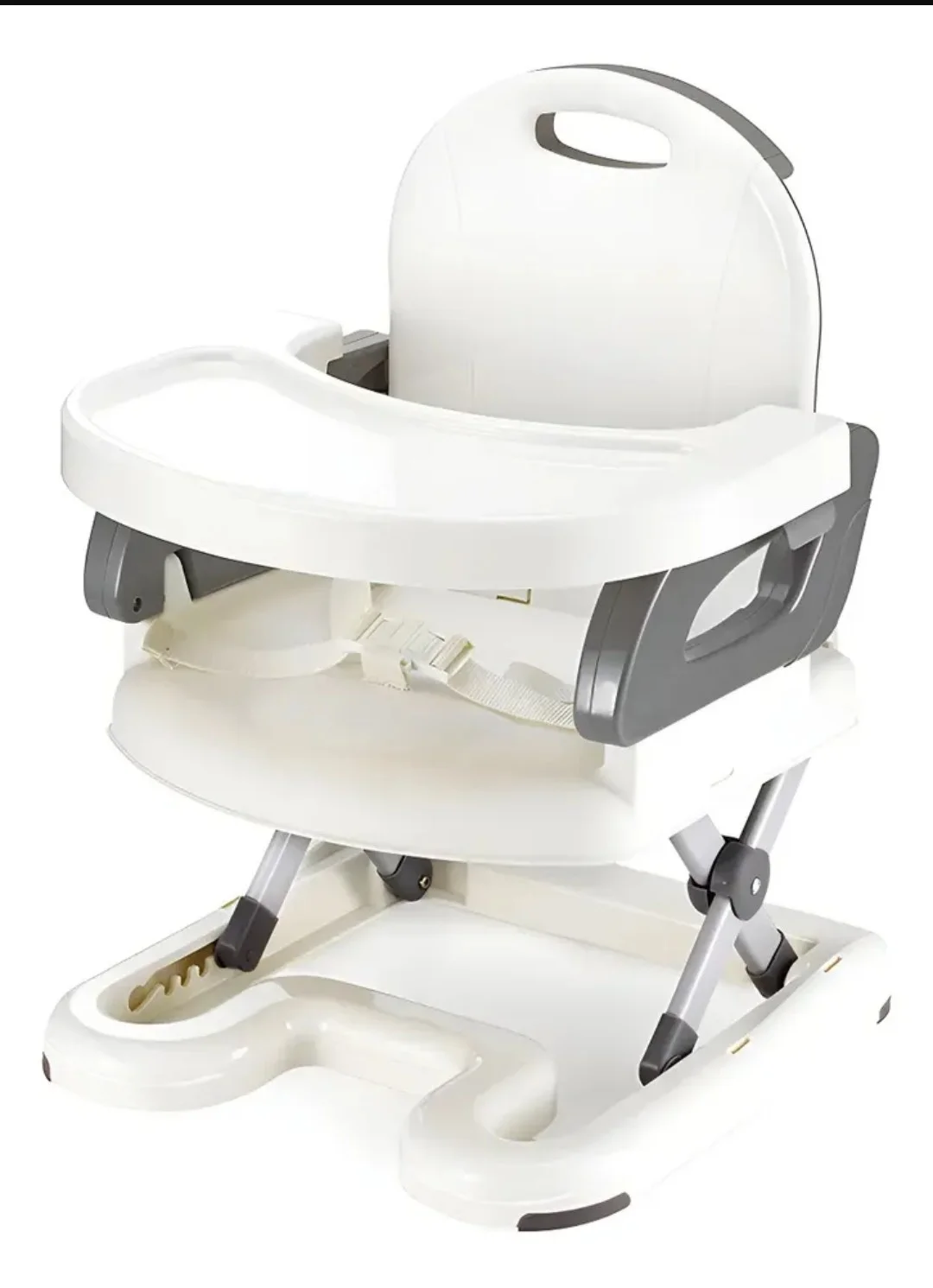 Cadeira De Alimentação infantil Cor Cinza Com Branco,Mastela - 9